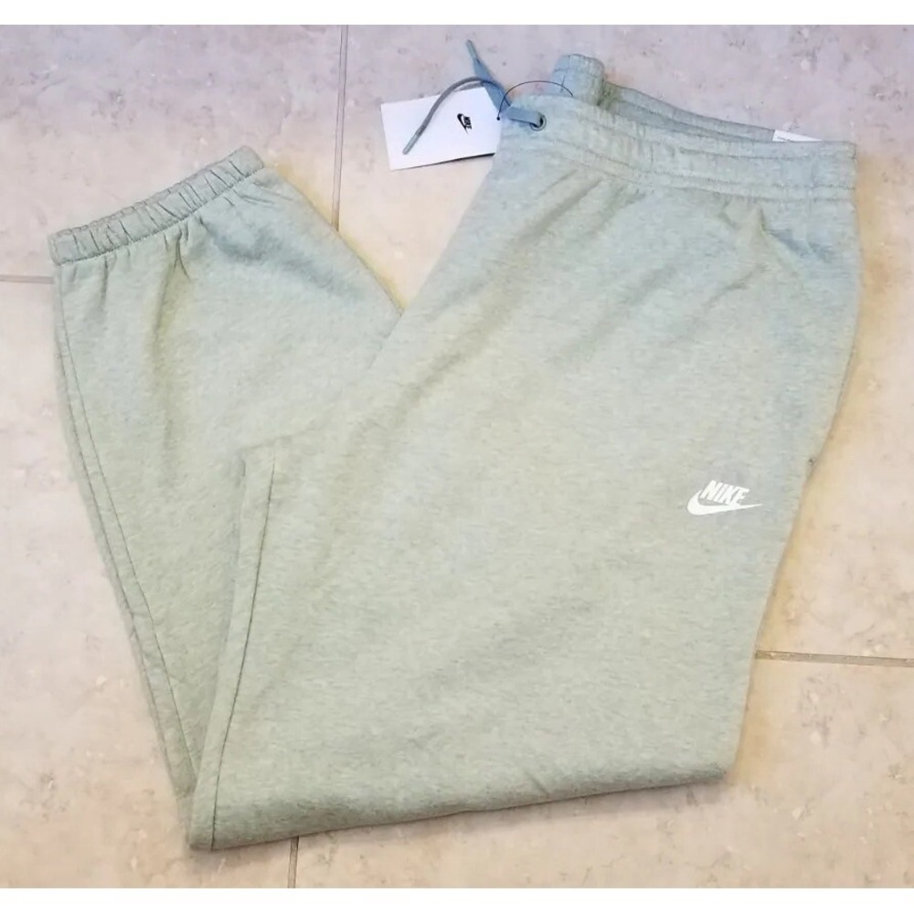 Nike Sportswear Women Fleece Jogger Pants Loose Fit Sweatpants Green XXL NEW